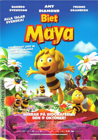 Biet Maya 2014 poster Amy Diamond Barbro Svensson Alexs Stadermann Animerat Från TV