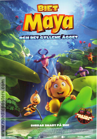 Biet Maya och det gyllene ägget 2021 poster Coco Jack Gilles Noel Cleary Animerat Från TV