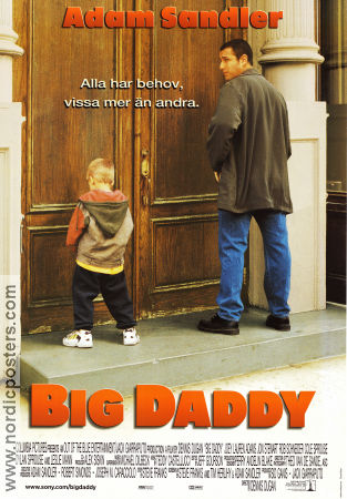 Big Daddy 1999 poster Adam Sandler Joey Lauren Adams Dennis Dugan Barn