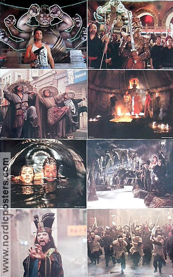 Big Trouble in Little China 1986 lobbykort Kurt Russell Kim Cattrall John Carpenter Affischkonstnär: Drew Struzan