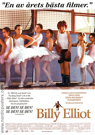 Billy Elliot 2000 poster sJamie Bell Julie Walters Jean Heywood Stephen Daldry Balett Barn