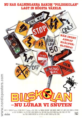 Bilskolan 1985 poster John Murray Jennifer Tilly James Keach Neal Israel Bilar och racing Skola