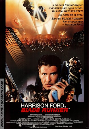Blade Runner 1982 poster Harrison Ford Ridley Scott