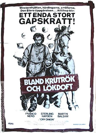 Bland krutrök och lökdoft 1976 poster Franco Nero