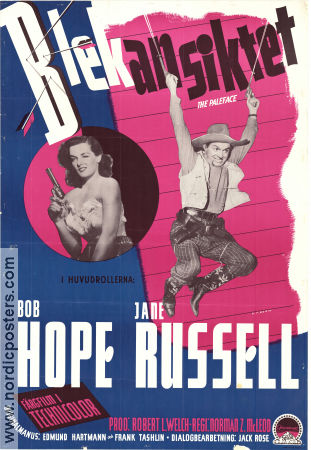 Blekansiktets son 1952 poster Bob Hope Jane Russell Roy Rogers Trigger Frank Tashlin