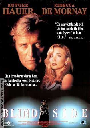 Blind Side 1993 poster Rutger Hauer Rebecca de Mornay Ron Silver Geoff Murphy