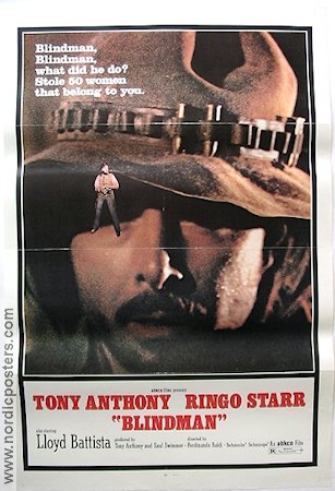 Blindman 1973 poster Tony Anthony Ringo Starr