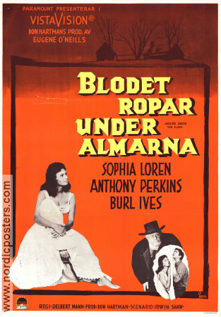 Blodet ropar under almarna 1958 poster Sophia Loren Delbert Mann