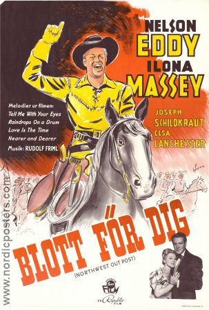 Blott för dig 1947 poster Nelson Eddy Illona Massey Joseph Schildkraut Allan Dwan Musikaler