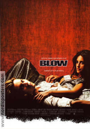 Blow 2001 poster Johnny Depp Penelope Cruz Franka Potente Ted Demme