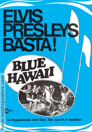 Blue Hawaii 1961 poster Elvis Presley Joan Blackman Angela Lansbury Norman Taurog Strand Musikaler