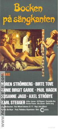 Bocken på sängkanten 1972 poster Birte Tove Karl Stegger John Hilbard Danmark