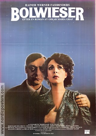 Bolwieser 1977 poster Elisabeth Trissenaar Kurt Raab Bernhard Helfrich Rainer Werner Fassbinder Från TV