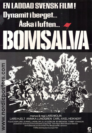 Bomsalva 1978 poster Egon Andersson Folke Asplund Hans Bredefeldt Lars Molin