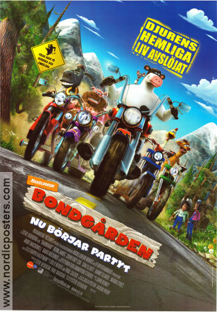 Bondgården 2006 poster Kevin James Steve Oedekerk Animerat Motorcyklar