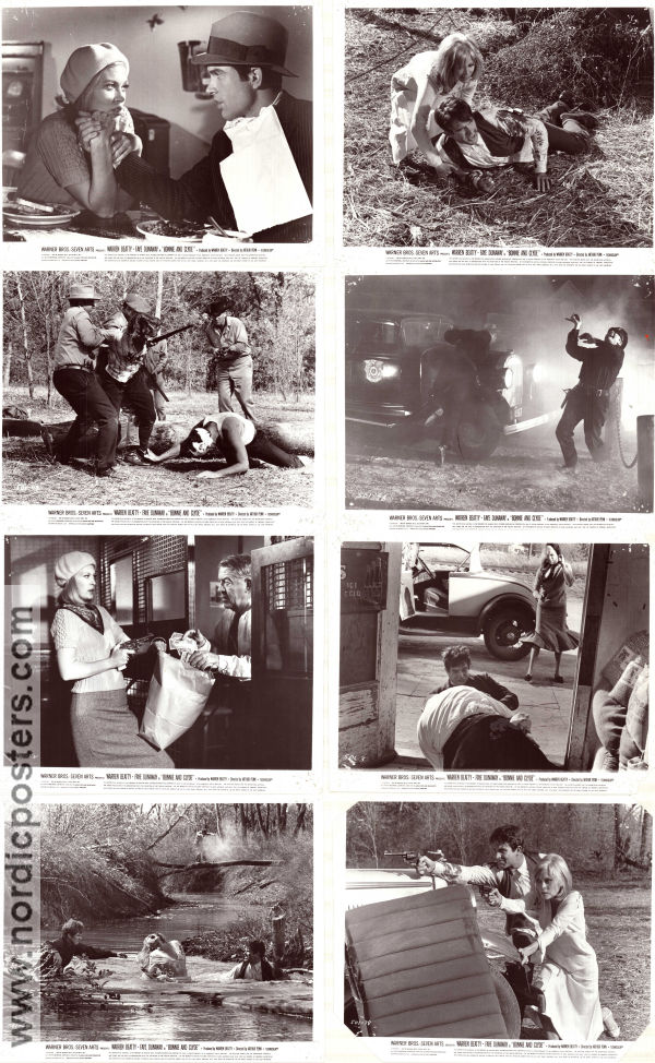 Bonnie and Clyde 1967 filmfotos Warren Beatty Faye Dunaway Gene Hackman Arthur Penn