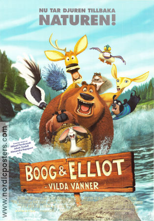 Boog och Elliot 2006 poster Ashton Kucher Roger Allers Animerat