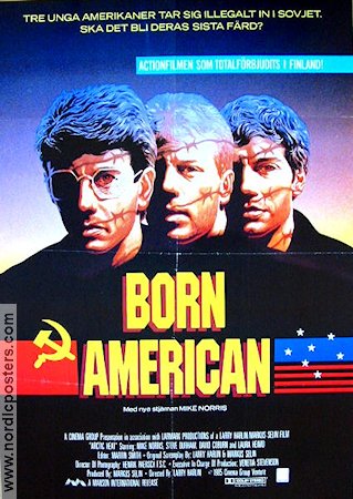 Born American 1985 poster Mike Norris Renny Harlin Finland