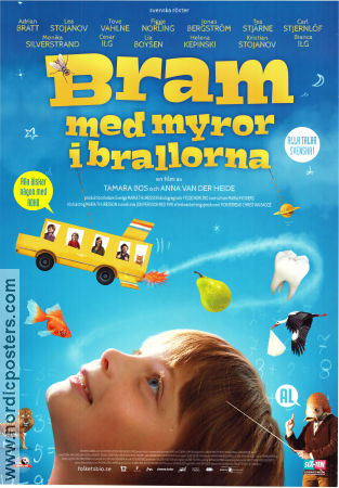 Bram med myror i brallorna 2012 poster Coen van Overdam Katja Herbers Tjebbo Gerritsma Anna van der Heide Filmen från: Netherlands