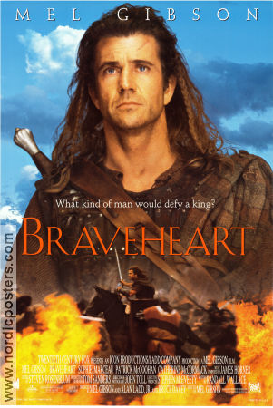 Braveheart 1995 poster Sophie Marceau Patrick McGoohan Catherine McCormack Mel Gibson
