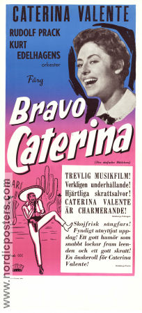 Bravo Caterina 1957 poster Caterina Valente Werner Jacobs