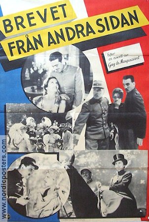 Brevet från andra sidan 1934 poster Marcelle Chantal Fernandel