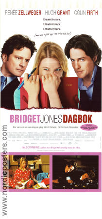 Bridget Jones dagbok 2001 poster Renée Zellweger Hugh Grant Colin Firth Sharon Maguire Romantik