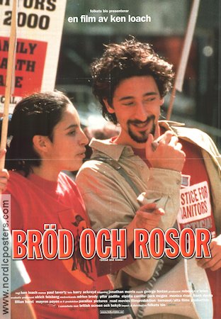 Bröd och rosor 2000 poster Pilar Padilla Adrien Brody Ken Loach