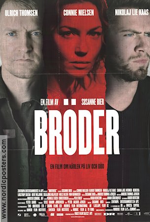 Bröder 2004 poster Ulrich Thomsen Nikolaj Lie Kaas Connie Nielsen Susanne Bier Danmark