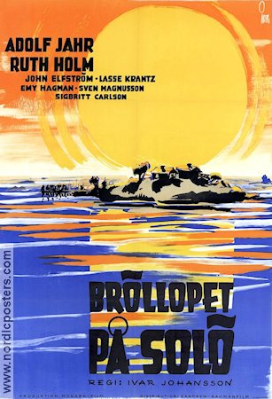 Bröllopet på Solö 1946 poster Adolf Jahr