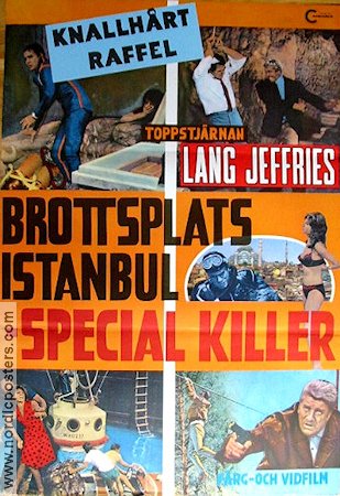 Brottsplats Istanbul 1968 poster Lang Jeffries Filmen från: Türkiye Agenter