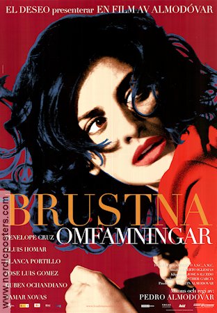 Brustna omfamningar 2009 poster Penelope Cruz Lluis Homar Blanca Portillo Pedro Almodovar Spanien Romantik