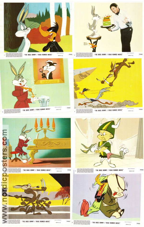 The Bugs Bunny Road-Runner Movie 1979 lobbykort Mel Blanc Bugs Bunny Chuck Jones Animerat
