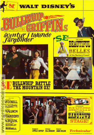 Bullwhip Griffin 1967 poster Roddy McDowall James Neilson