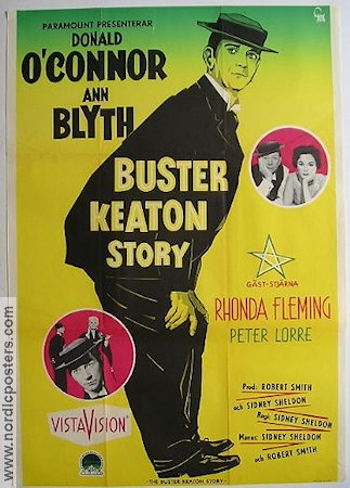 Buster Keaton Story 1958 poster Donald O´Connor Peter Lorre Buster Keaton