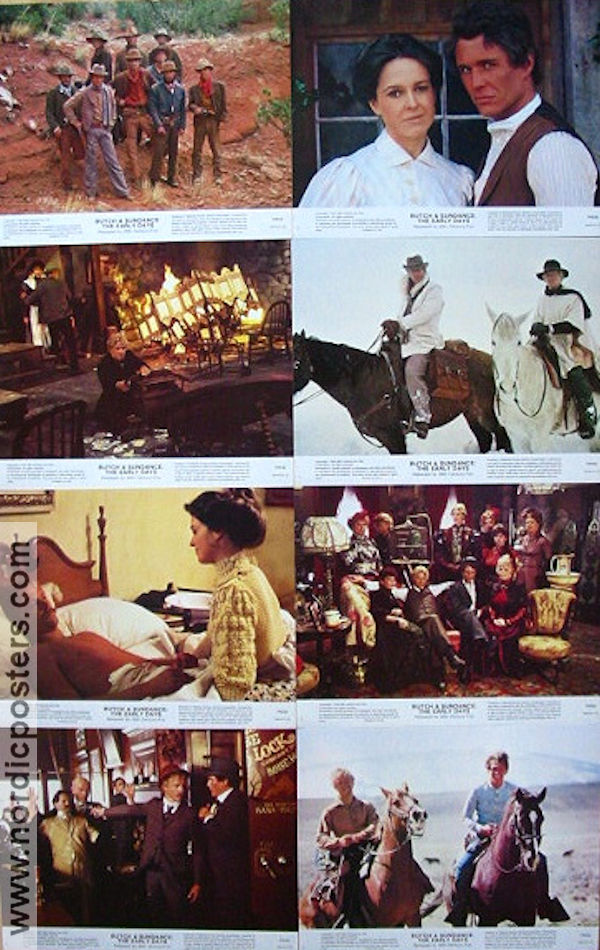 Butch and Sundance: The Early Days 1979 lobbykort William Katt Tom Berenger Jeff Corey Richard Lester