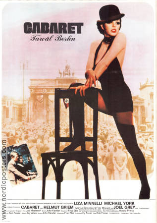 Cabaret 1972 poster Liza Minnelli Michael York Helmut Griem Joel Grey Bob Fosse Musikaler Hitta mer: Nazi