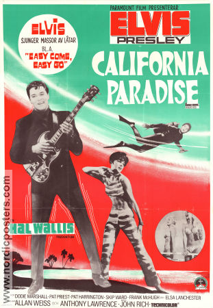 California Paradise 1967 poster Elvis Presley John Rich