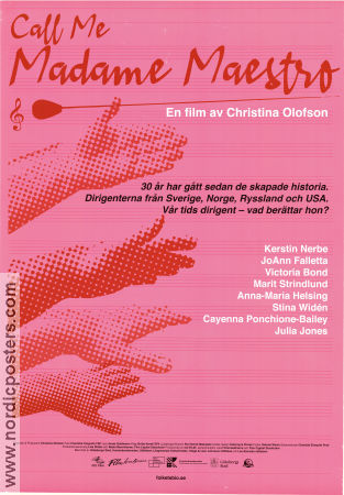 Call Me Madam Maestro 2021 poster Kerstin Nerbe Christina Olofson Dokumentärer