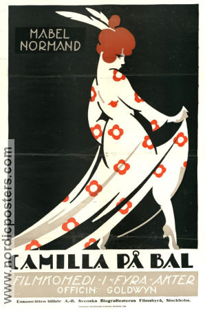 Camilla på bal 1919 poster Mabel Normand John Bowers Christy Cabanne