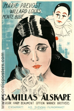 Camillas älskare 1924 poster Marie Prevost Willard Louis Harry Beaumont