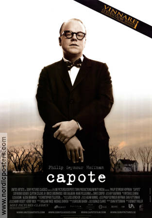 Capote 2005 poster Philip Seymour Hoffman Clifton Collins Jr Catherine Bennett Miller