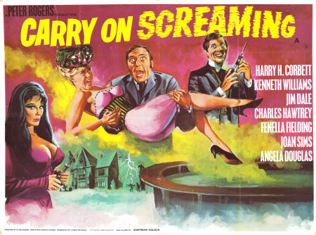 Carry On Screaming! 1966 poster Kenneth Williams Jim Dale Harry H Corbett Gerald Thomas