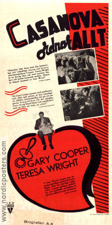 Casanova ordnar allt 1944 poster Gary Cooper