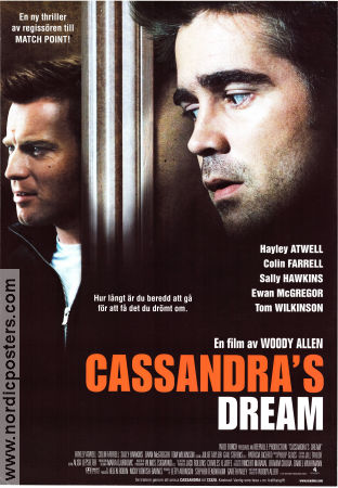 Cassandra´s Dream 2007 poster Colin Farrell Ewan McGregor Hayley Atwell Woody Allen