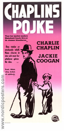 Chaplins pojke 1921 poster Jackie Coogan Edna Purviance Charlie Chaplin Hitta mer: Silent movie Barn