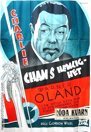 Charlie Chans hemlighet 1936 poster Warner Oland Charlie Chan