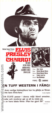 Charro 1969 poster Elvis Presley