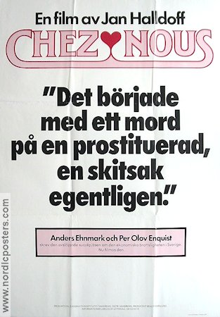 Chez Nous 1978 poster Ernst-Hugo Järegård Ewa Fröling Marie Forså Örjan Ramberg Jan Halldoff