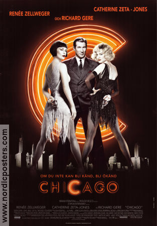 Chicago 2002 poster Renée Zellweger Richard Gere Catherine Zeta-Jones Rob Marshall Musikaler